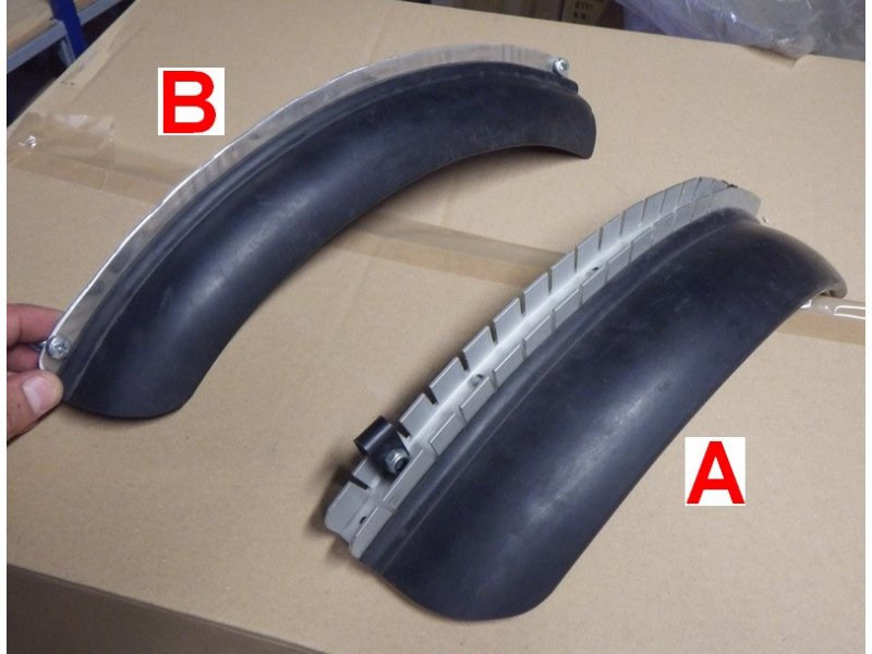 Kotflügelverbreiterung souple type B - Fixation sur l'aile . — N4-Offroad