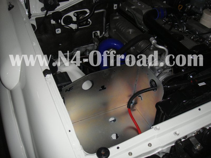 Kit Batteriewannen aus Stahl für Toyota HDJ80 - Paar — N4-Offroad