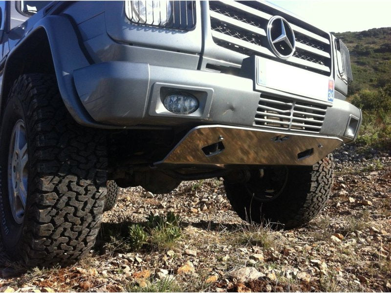 Unterfahrschutz vorn aus Aluminium 8mm für Mercedes G W463 und Pur — N4-Offroad
