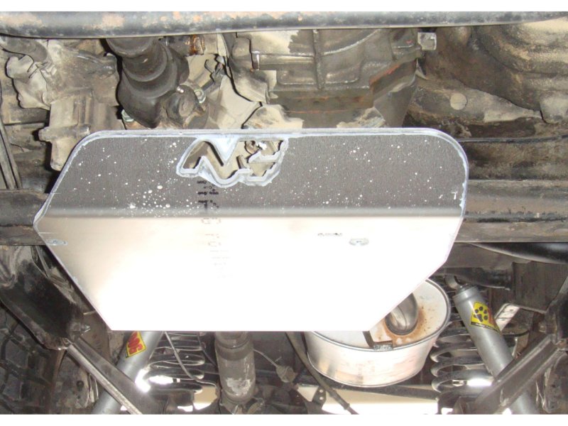 Verteilergetriebe-Schutz aus Aluminium 8mm für Toyota LJ70 LJ73 KZJ70 KZJ73 — N4-Offroad