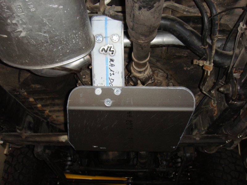Verteilergetriebe-Schutz aus Aluminium 8mm für Toyota LJ70 LJ73 KZJ70 KZJ73 — N4-Offroad