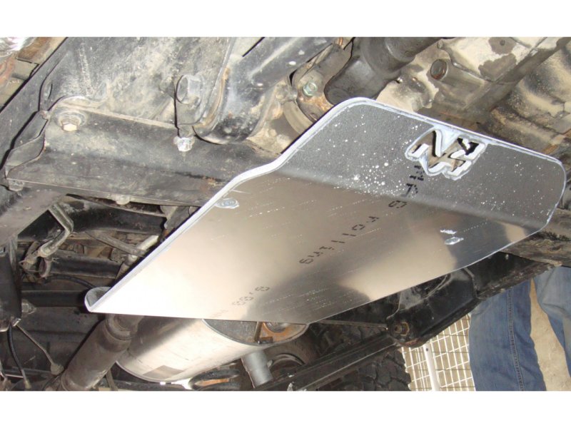 Verteilergetriebe-Schutz aus Aluminium 8mm für Toyota LJ70 LJ73 KZJ70 KZJ73 — N4-Offroad