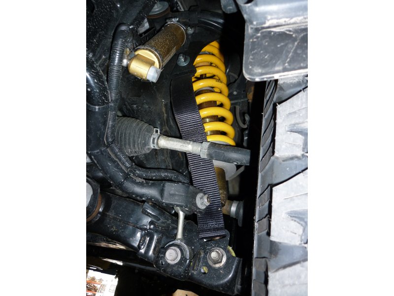 N4-Offroad Begrenzungsgurte gegen Durchschlagen, 340 mm (zum Anschrauben, Ø 14 mm) – Paar