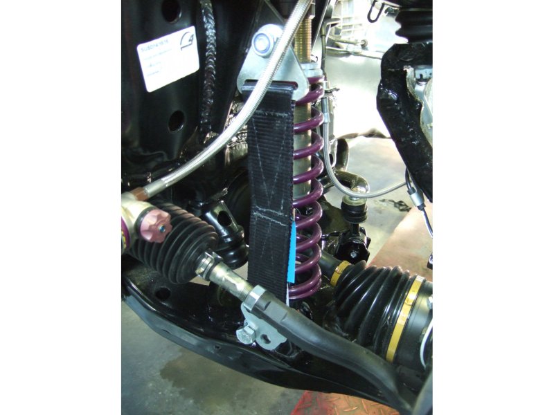 N4-Offroad Begrenzungsgurte gegen Durchschlagen, 395 mm (zum Anschrauben, Ø 14 mm) – Paar