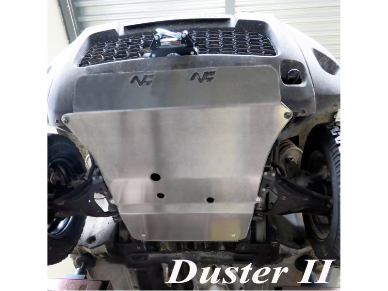 Unterfahrschutz vorn Aluminium 6mm Dacia Duster 2009-2023 — N4-Offroad