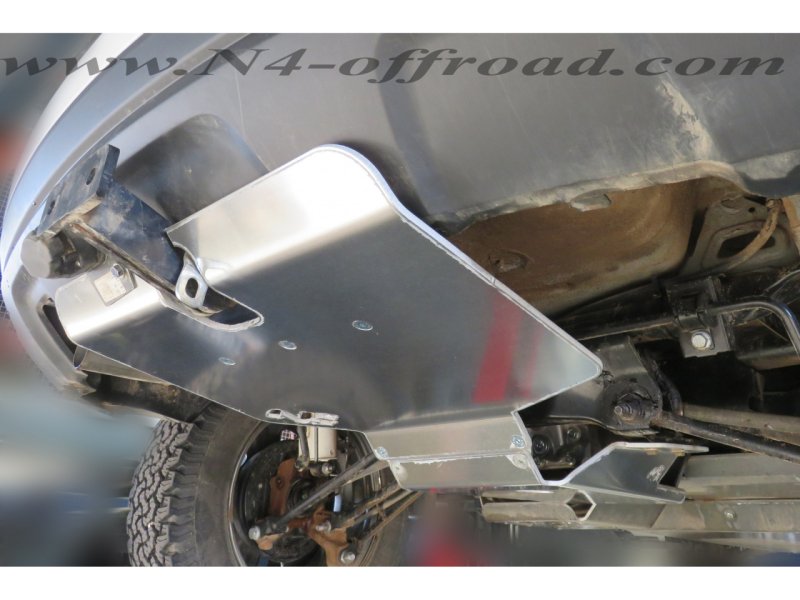 Unterfahrschutz Heckstoßstange Aluminium 6mm Dacia Duster 4x4 2013-2021 ohne AdBlue — N4-Offroad