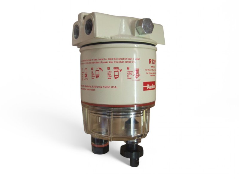 Préfiltre Racor Série 100 120R avec séparateur d'eau - débit 57L/h — Racor Parker