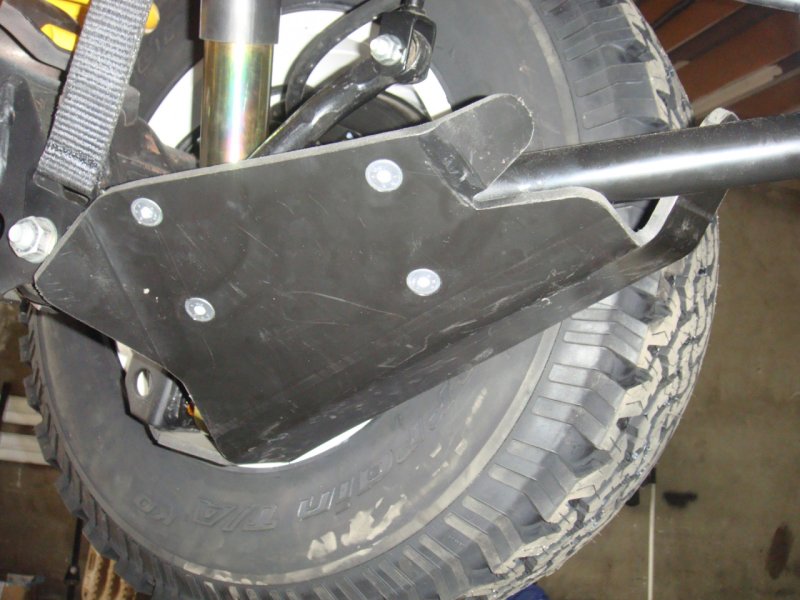 Paar Stoßdämpferschutz hinten aus PEHD 8mm für Toyota VDJ200 — N4-Offroad