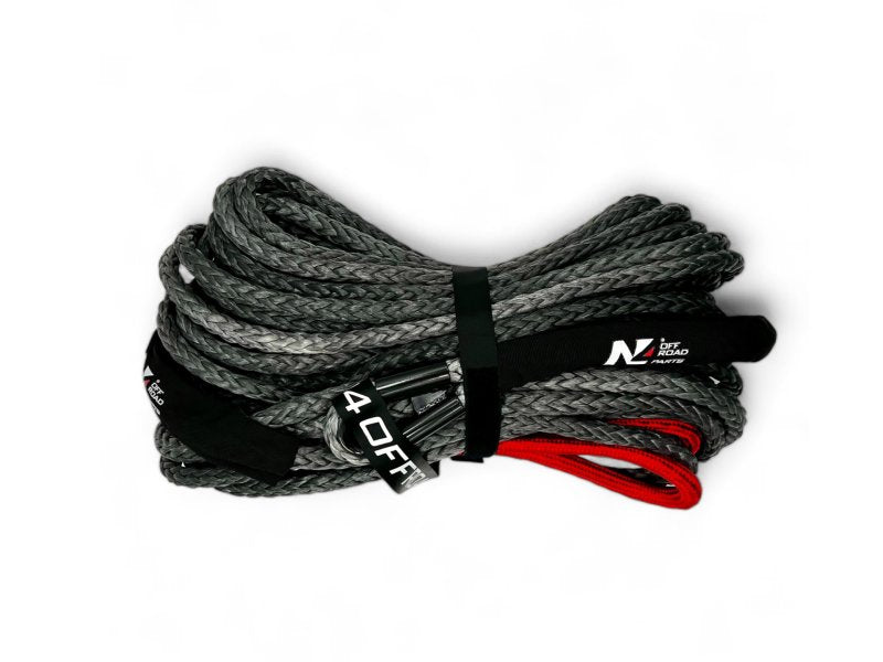Corde synthétique Seilwinde 12mm x 28M  - Jusqu'à 6.8T — N4-Offroad