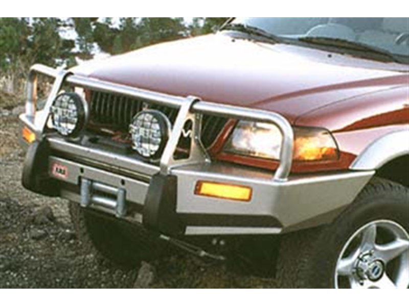 ARB Deluxe Frontschutzbügel mit Windenaufnahme – Mitsubishi Pajero Sport / Challenger (ab 1999), pulverbeschichtet