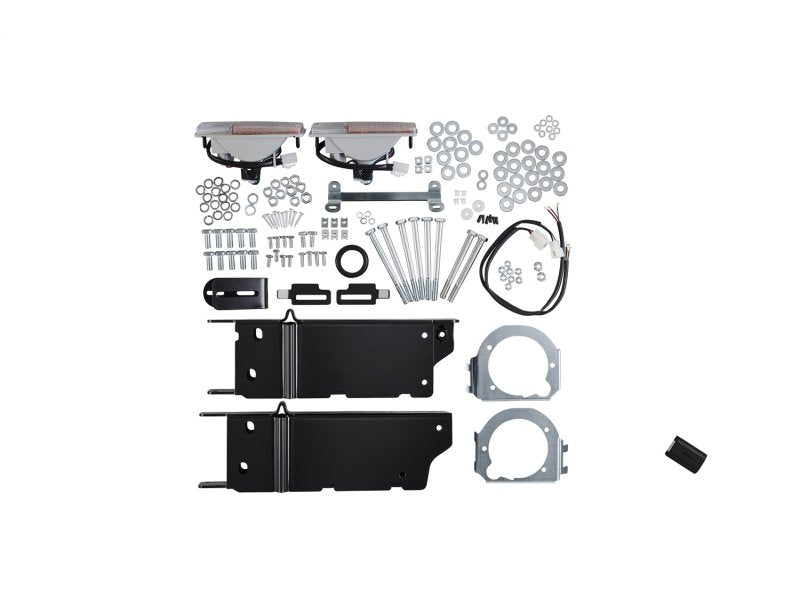 ARB Deluxe Winch Bar Přední ochranný rám z oceli – Land Rover Discovery II TD5 (od roku 2003), kompatibilní s navijákem a originálními mlhovými světly