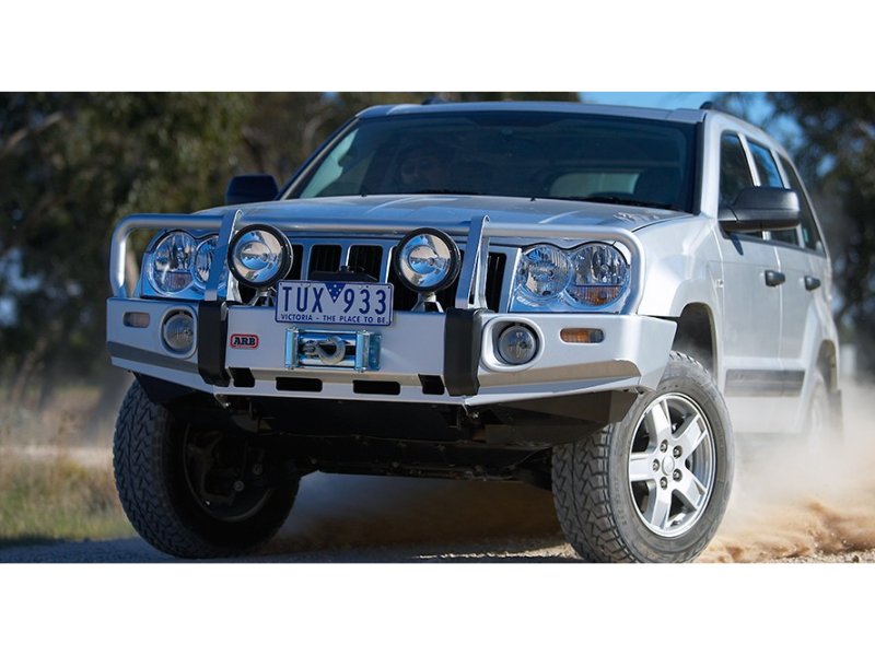 ARB Deluxe Winch Bar Frontschutzbügel Stahl – Jeep Grand Cherokee WH/WK (2005–2008), windenkompatibel