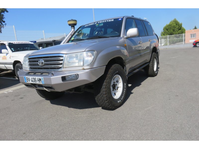 N4-Offroad Rohr-Schwellerschutz (Rock Slider) Stahl Ø60 mm für Toyota Land Cruiser HDJ100 (Paar)