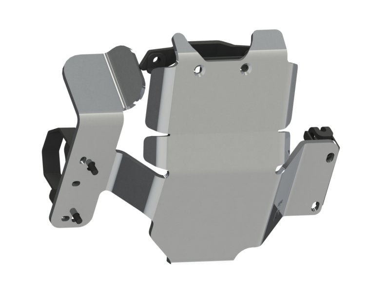 Ski protection nez pont hinten Aluminium 8mm Toyota Land Cruiser Série 7 ab 1999 — N4-Offroad