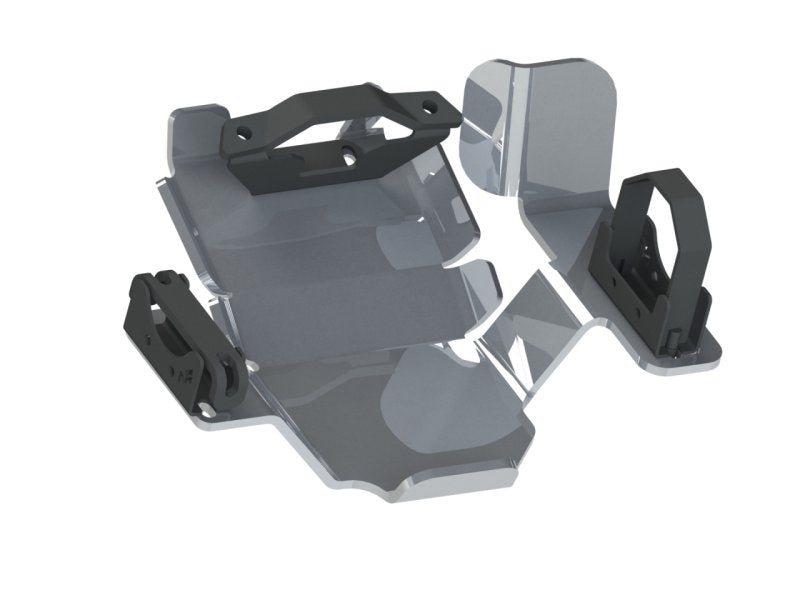 Unterfahrschutz Differentialnase hinten Aluminium 8mm Toyota Land Cruiser Serie 7 ab 1999 — N4-Offroad