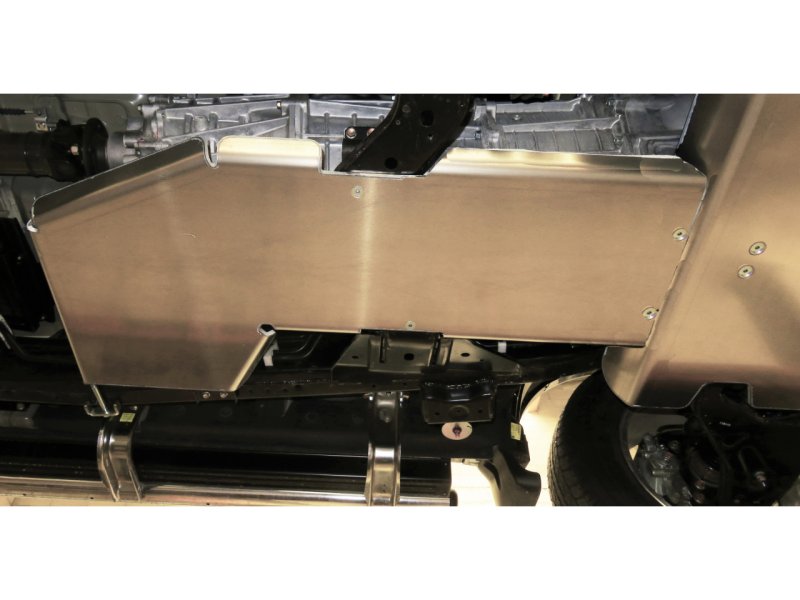 Unterfahrschutz Getriebe und Verteilergetriebe aus Aluminium 8mm für Mitsubishi L200 ab 2015 und Fiat Fullback — N4-Offroad