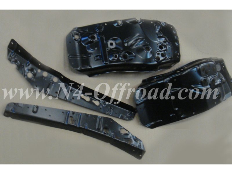 Kit renforts d'ailes vorn à souder für Toyota Land Cruiser KDJ120 KDJ125 - kit 4 pièces — N4-Offroad