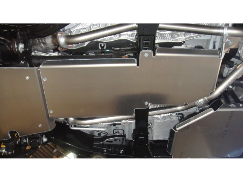 Unterfahrschutz Getriebe und Verteilergetriebe aus Aluminium 8mm für Toyota VDJ200 — N4-Offroad