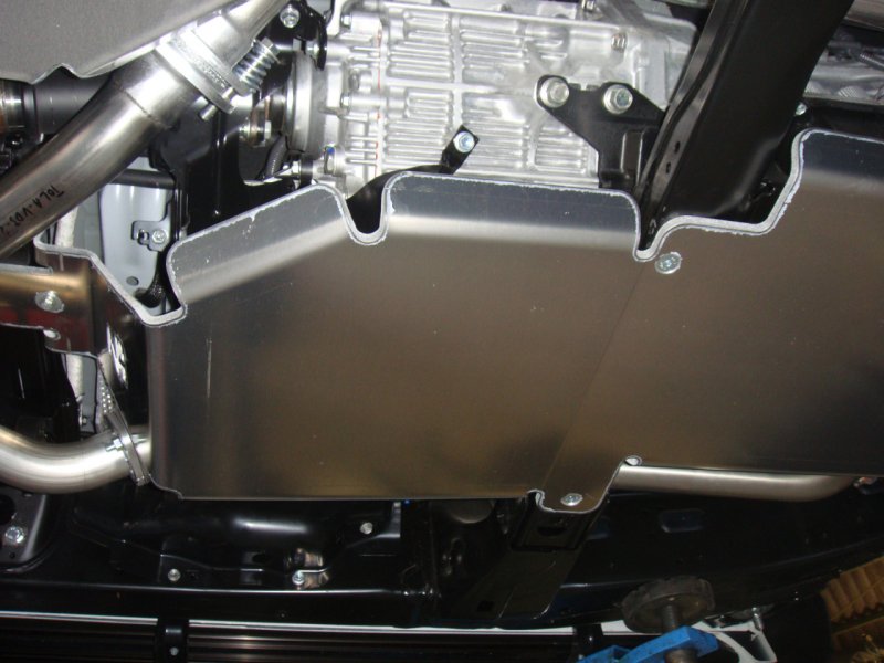 Unterfahrschutz Getriebe und Verteilergetriebe aus Aluminium 8mm für Toyota VDJ200 — N4-Offroad