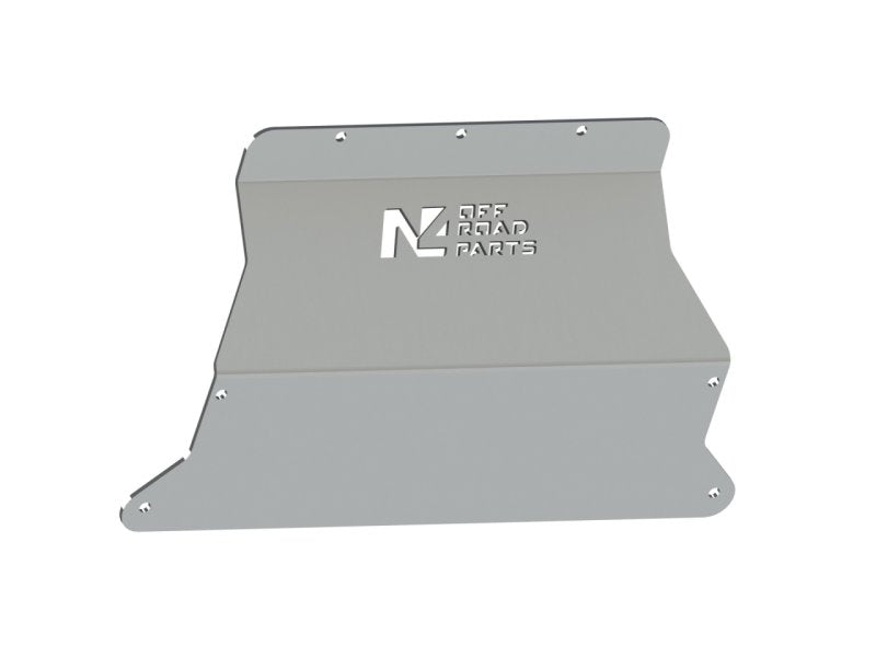 Tank-Unterfahrschutz en Aluminium 6mm für Land Rover Defender 90 — N4-Offroad