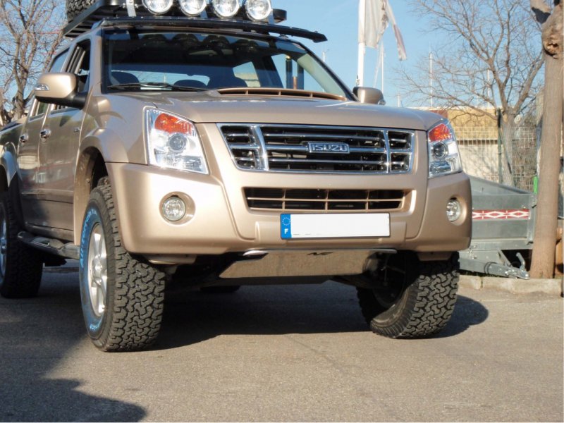 Unterfahrschutz vorn aus Aluminium 8mm Isuzu DMax 2007-2011 — N4-Offroad