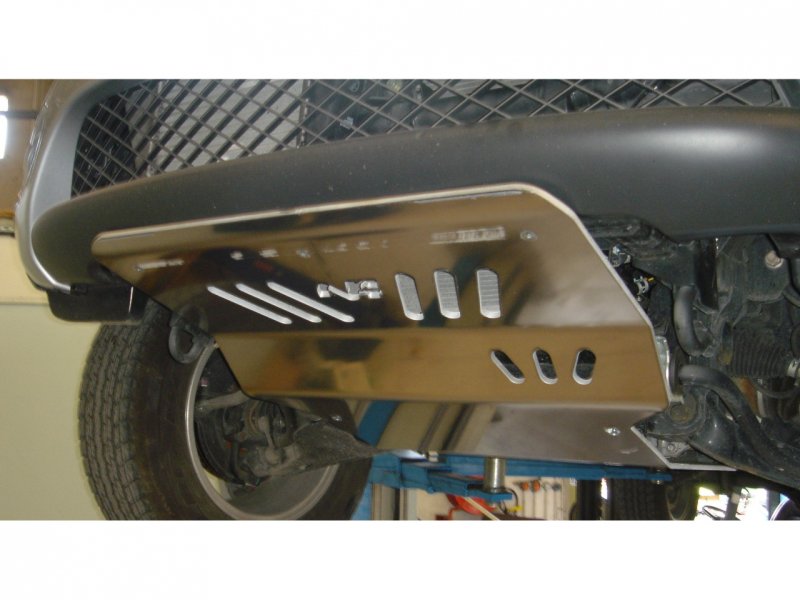 Unterfahrschutz vorn aus Aluminium 8mm für Mitsubishi L200 2005-2015 — N4-Offroad