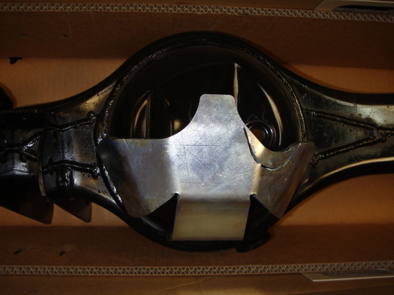 Schutzschale Differentialnase aus Stahl 6mm zum Anschweißen — N4-Offroad