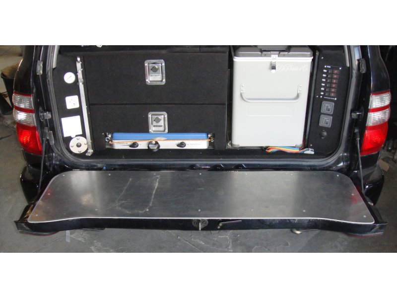 Protection hayon en Aluminium 2.5mm für Toyota Land Cruiser HDJ100 HZJ105 — N4-Offroad
