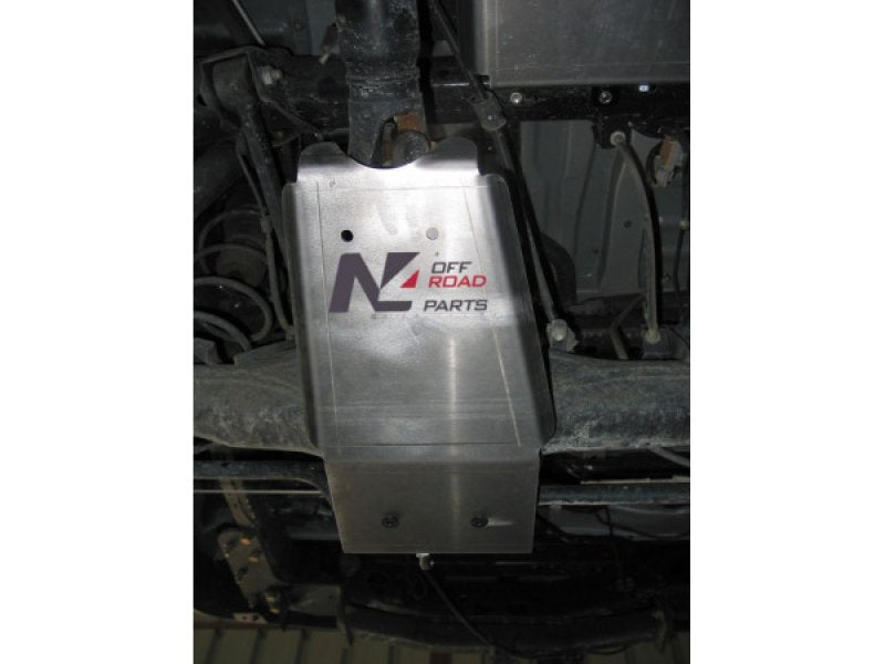 Unterfahrschutz Differentialnase hinten Aluminium 8mm Toyota HDJ80 HDJ100 HZJ78 — N4-Offroad