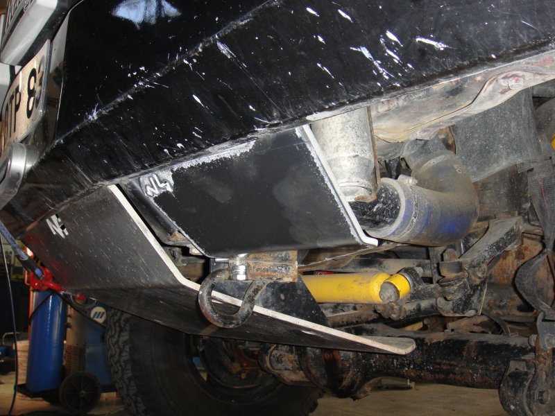Unterfahrschutz Klimaanlagen-Behälter aus Aluminium 5mm für Toyota HDJ80 — N4-Offroad