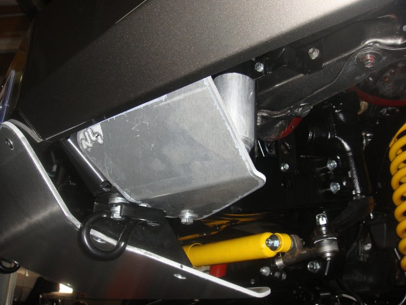 Unterfahrschutz Klimaanlagen-Behälter aus Aluminium 5mm für Toyota HDJ80 — N4-Offroad