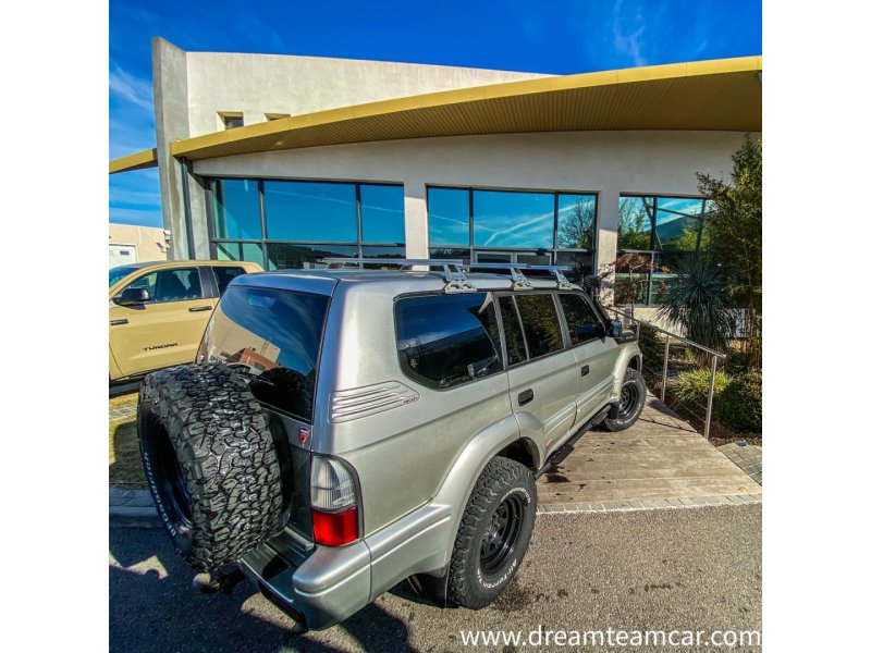 N4-Offroad Rohr-Schwellerschutz (Rock Slider) Stahl Ø60 mm für Toyota Land Cruiser KZJ95/KDJ95 (Paar)