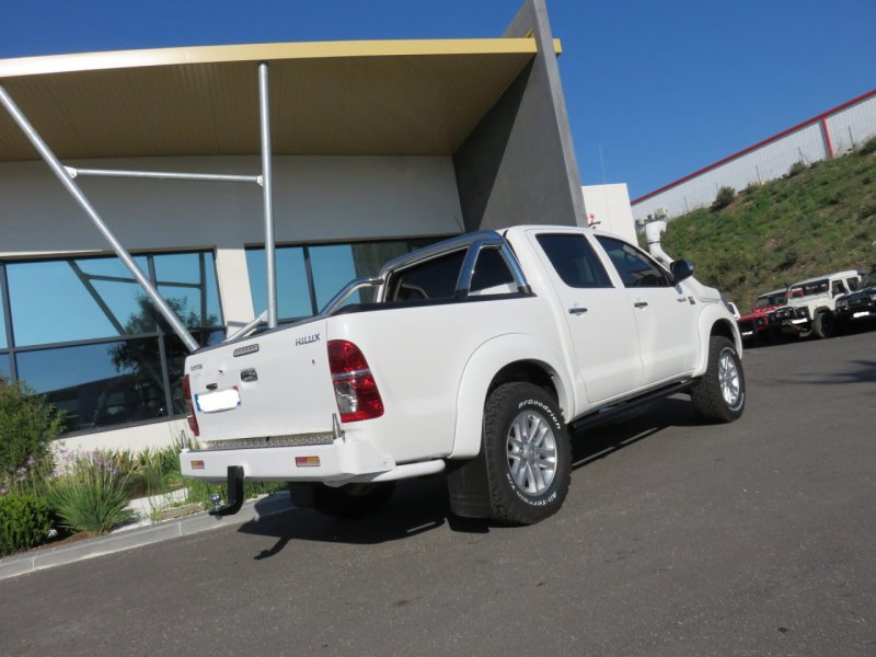 N4-Offroad Rohr-Schwellerschutz (Rock Slider) Stahl Ø60 mm für Toyota Hilux Vigo (Paar)