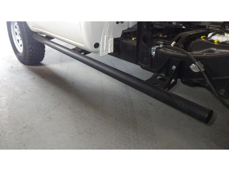 N4-Offroad Rohr-Schwellerschutz (Rock Slider) Stahl Ø60 mm für Toyota Hilux Vigo (Paar)