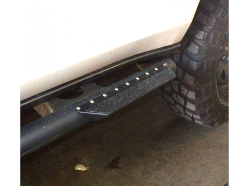 N4-Offroad Trittbrett-Aufsatz Stahl für Ø60-mm-Rohr-Schwellerschutz (Paar)