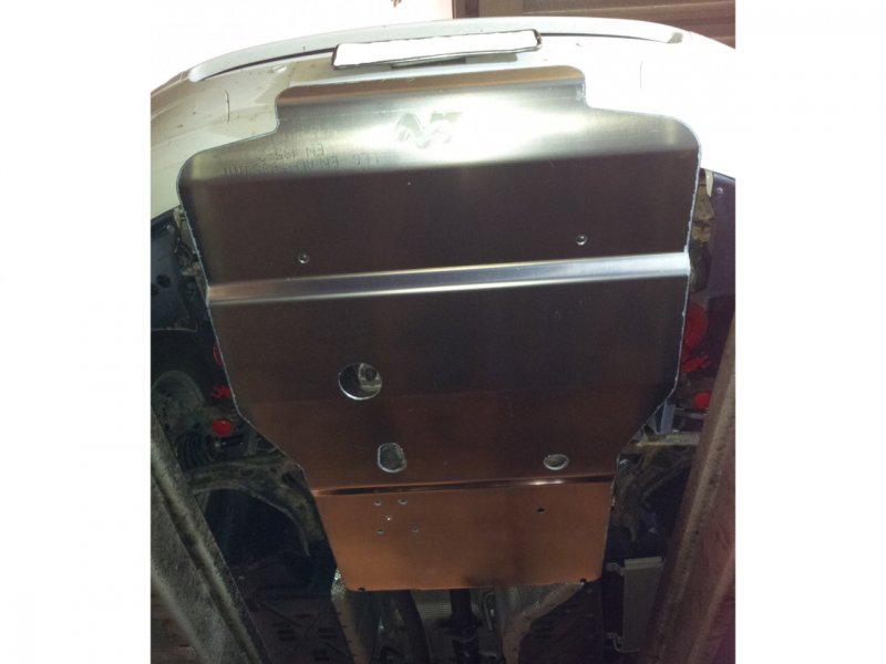 Unterfahrschutz vorn aus Aluminium 6mm für Volkswagen Transporter T5 2003-2015 — N4-Offroad