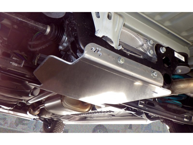 Unterfahrschutz Hinterachse aus Aluminium 6mm für Volkswagen Transporter T5 T6 T6.1 — N4-Offroad