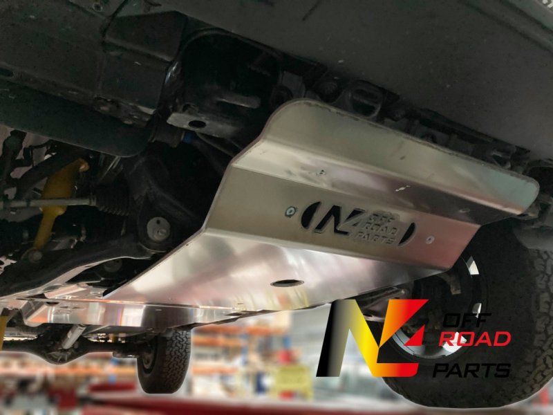 Unterfahrschutz vorn Soft aus Aluminium 8mm für Toyota Hilux Revo alle Versionen — N4-Offroad