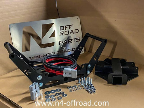 Berceau amovible platine Seilwinde 3.6T-5.4T - carré US 2" — N4-Offroad
