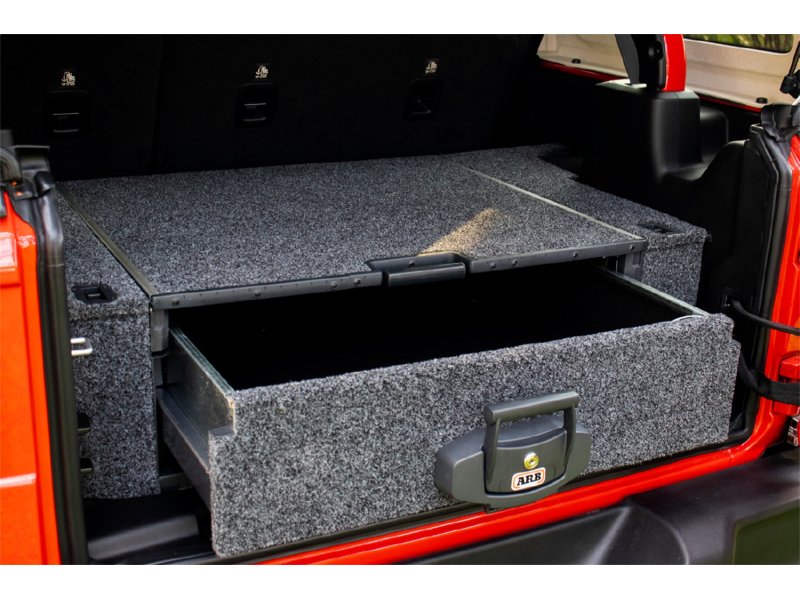 ARB Outback Solutions Schublade mit Roller-Boden RDRF790 – Frontansicht