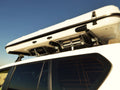Halterung Sandbleche Maxtrax unter Zelt James Baroud — N4-Offroad