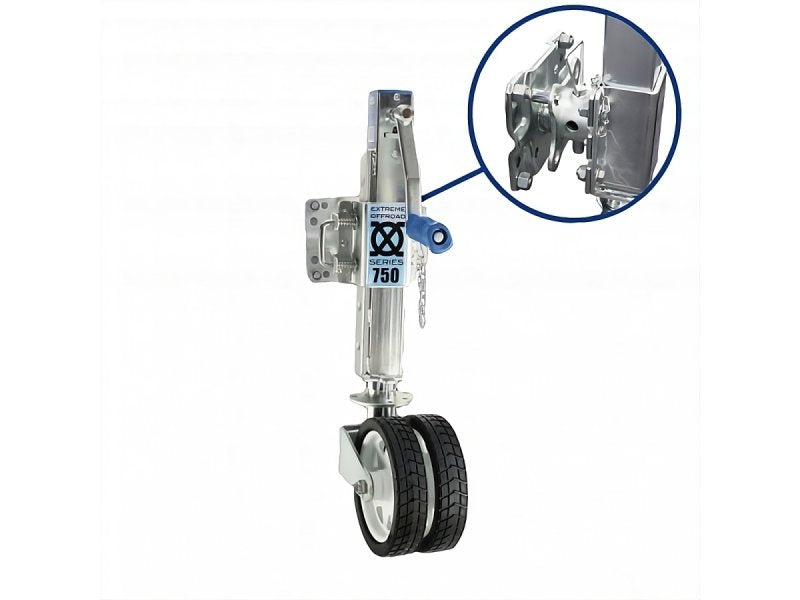 Roue jockey télescopique offroad 750Kg 285-710mm — Ark