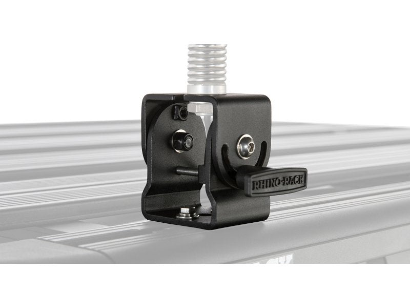 Halterung pliant rabatable d'antenne ou led für Dachträger und Dachträger-Querträger Vortex und Heavy Duty Rhino Rack — Rhino Rack