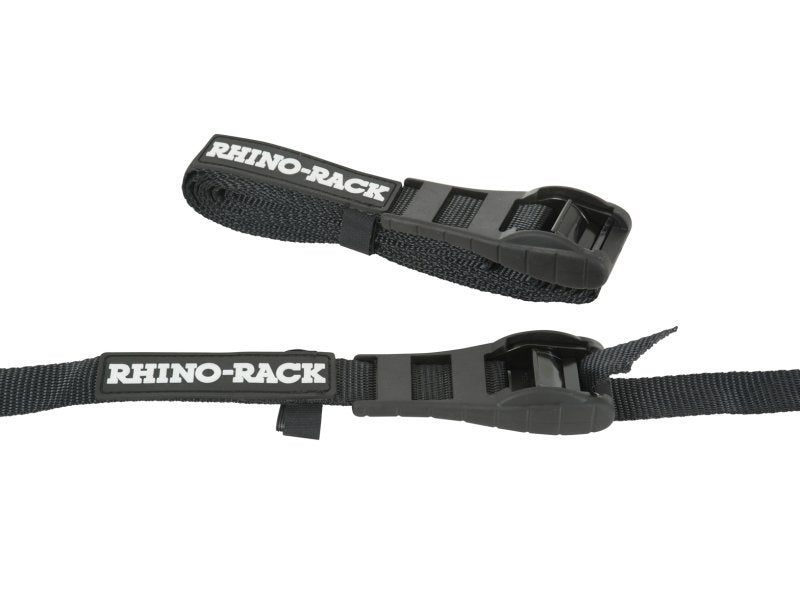 Rhino-Rack Zurrgurte mit Klemmschloss, schwarz 3,5 m (Paar)