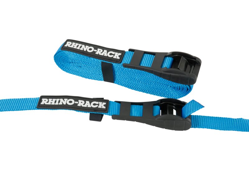 Rhino-Rack Zurrgurte mit Klemmschloss, blau 5,5 m (Paar)