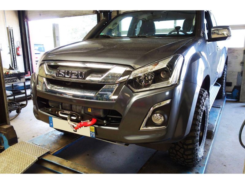 Seilwinden-Grundplatte für Original-Stoßstange Isuzu DMax 2012-2020 — N4-Offroad