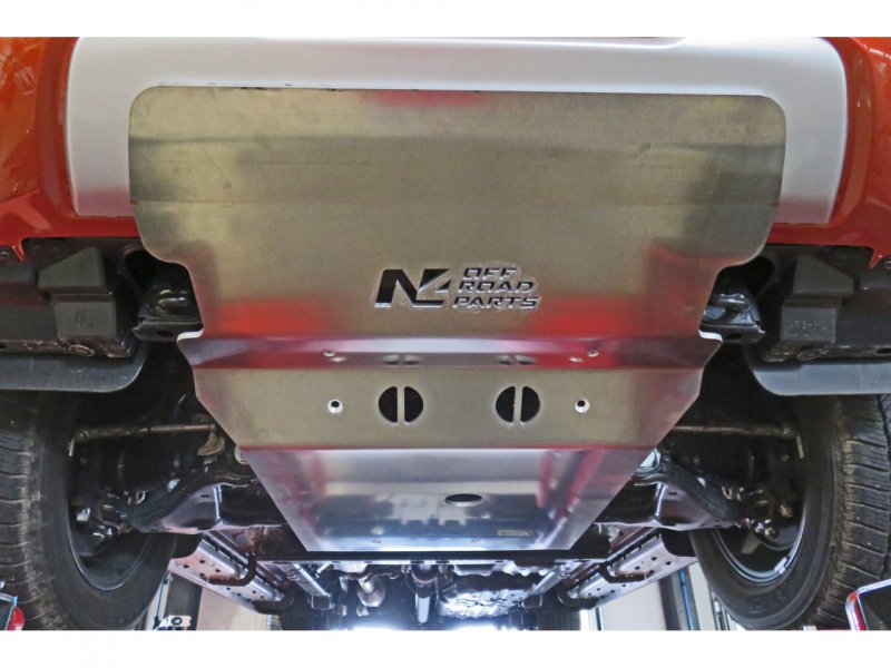 Unterfahrschutz vorn Offroad aus Aluminium 8mm für Toyota Hilux Revo 01/2019-12/2020 — N4-Offroad