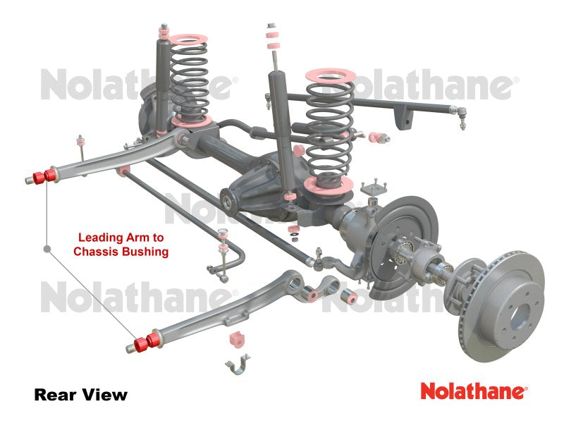 Nolathane Polyurethan-Buchsensatz Zugstrebe chassisseitig für Toyota Land Cruiser HDJ80/HZJ7/GRJ7