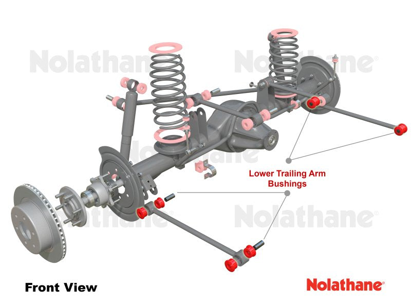 Nolathane Polyurethan-Buchsensatz untere Längslenker hinten für Toyota Land Cruiser HDJ80