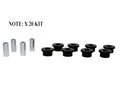 Kit silent bloc polyuréthane Nolathane tirants pont hinten supérieurs KDJ9 KZJ9 — Nolathane